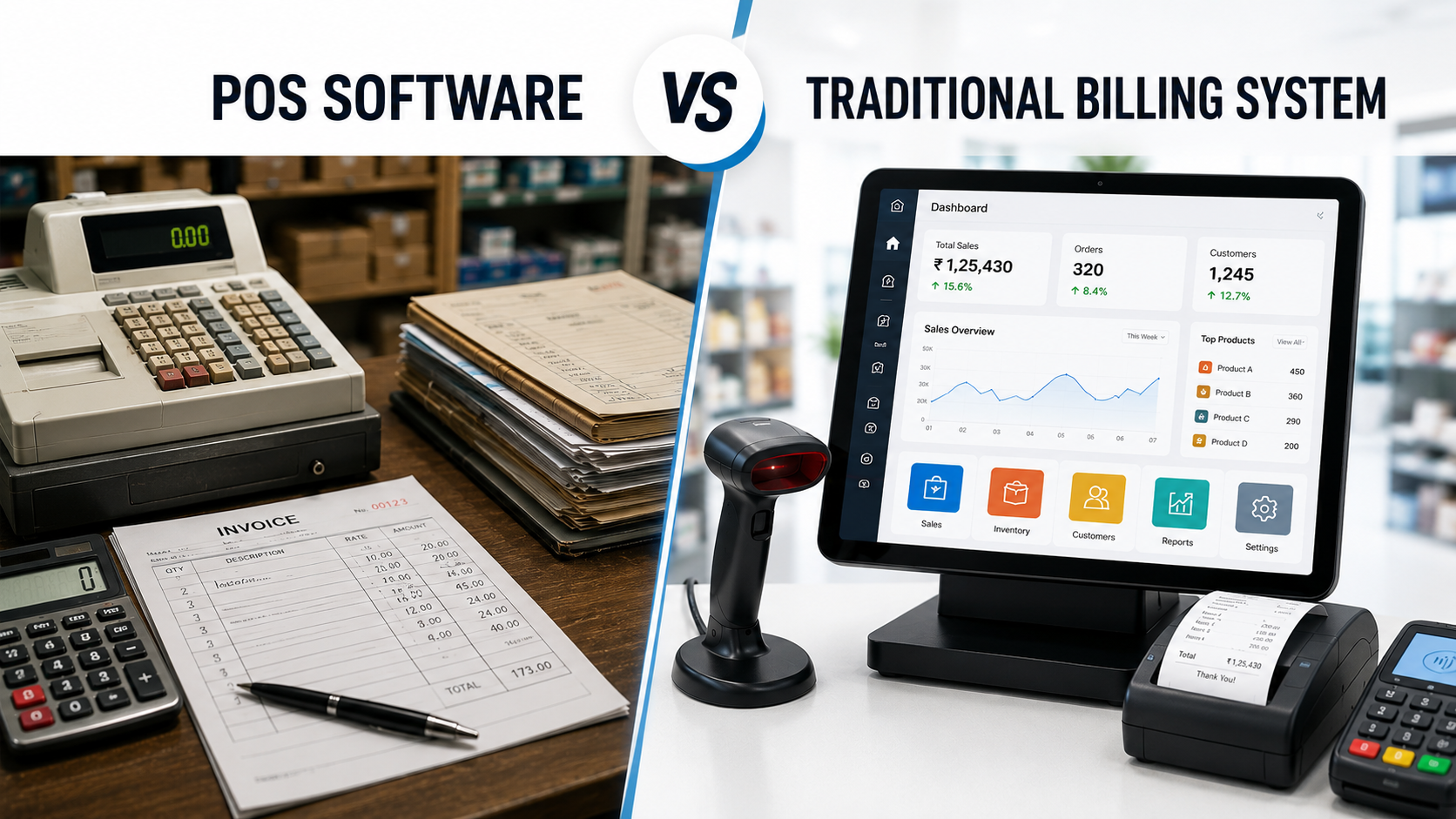 POS Software vs Traditional Billing System